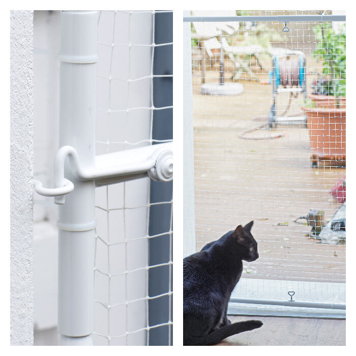 Sicherheitshinweis BOY Katzennetz-Tür – Türnut prüfen vor der Montage