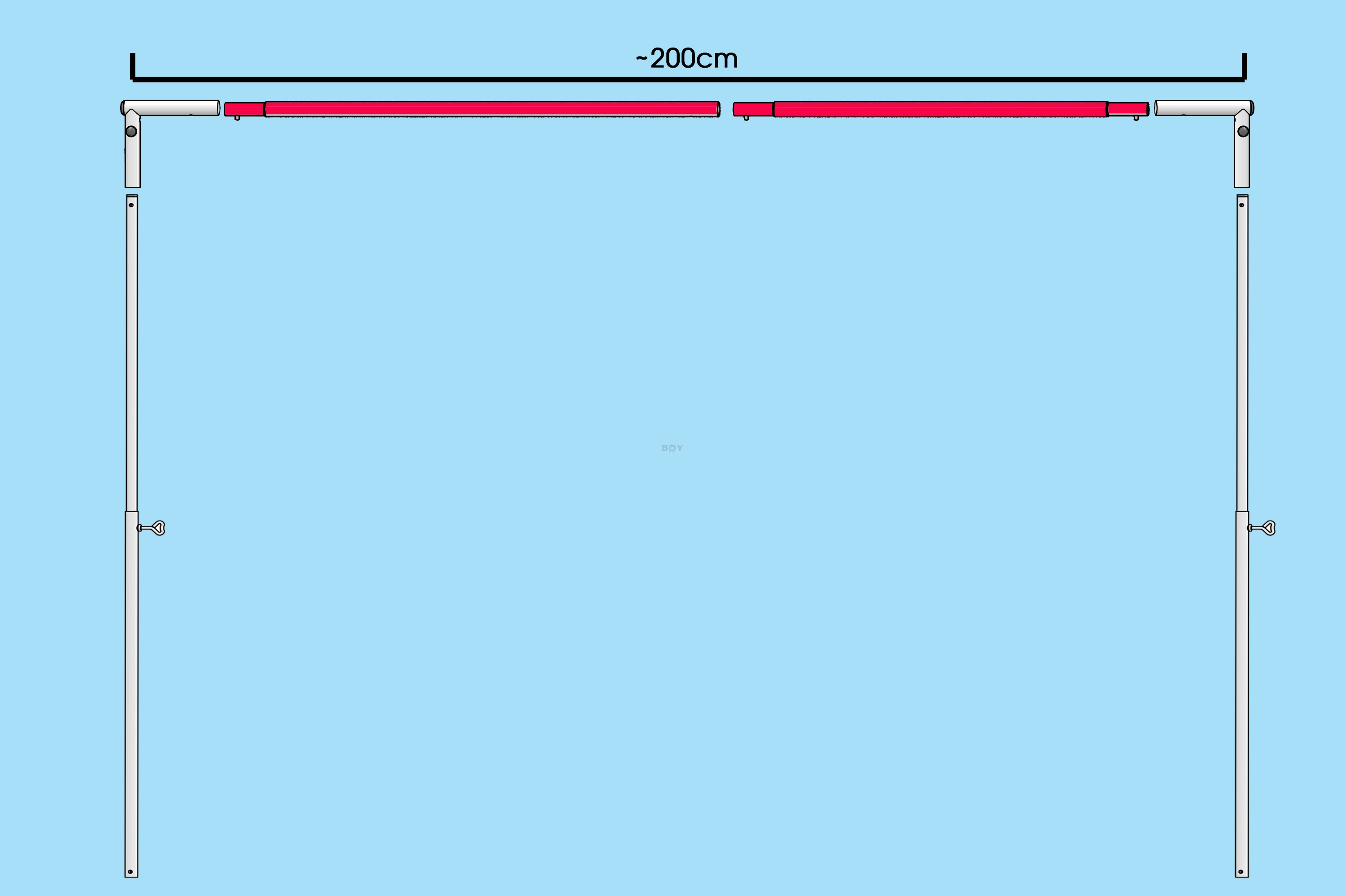 Verbindungsstange - 200cm