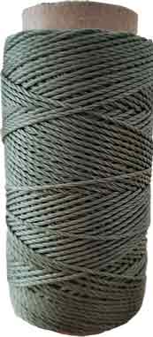 Netzgarn, 1.3mm Garnstärke -  50m Rolle - olivgrün, schwarz & weiß Netzgarn, 1.3mm Garnstärke -  50m Rolle - olivgrün, schwarz & weiß