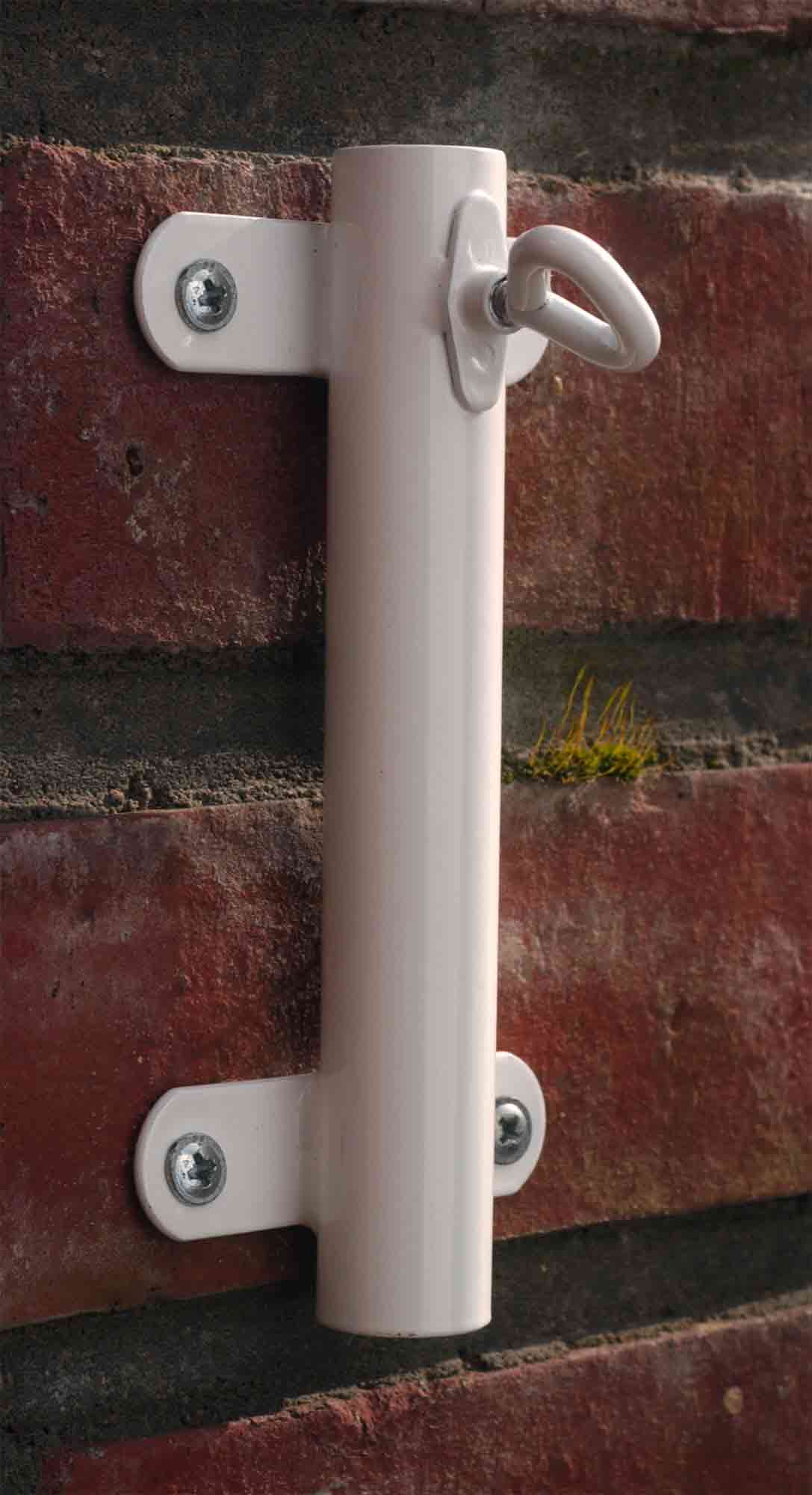 Wandhalterung für Teleskopstangen zum Ausziehen Wandhalterung für Teleskopstangen zum Ausziehen