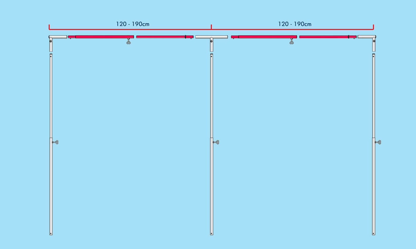 Aufbau Variante 2,4 bis 3,8m