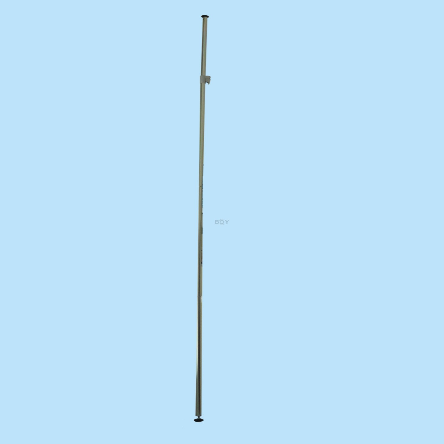 Teleskopstange zum Spannen bis 350cm, Ø 28mm - silberfarbig verzinkt