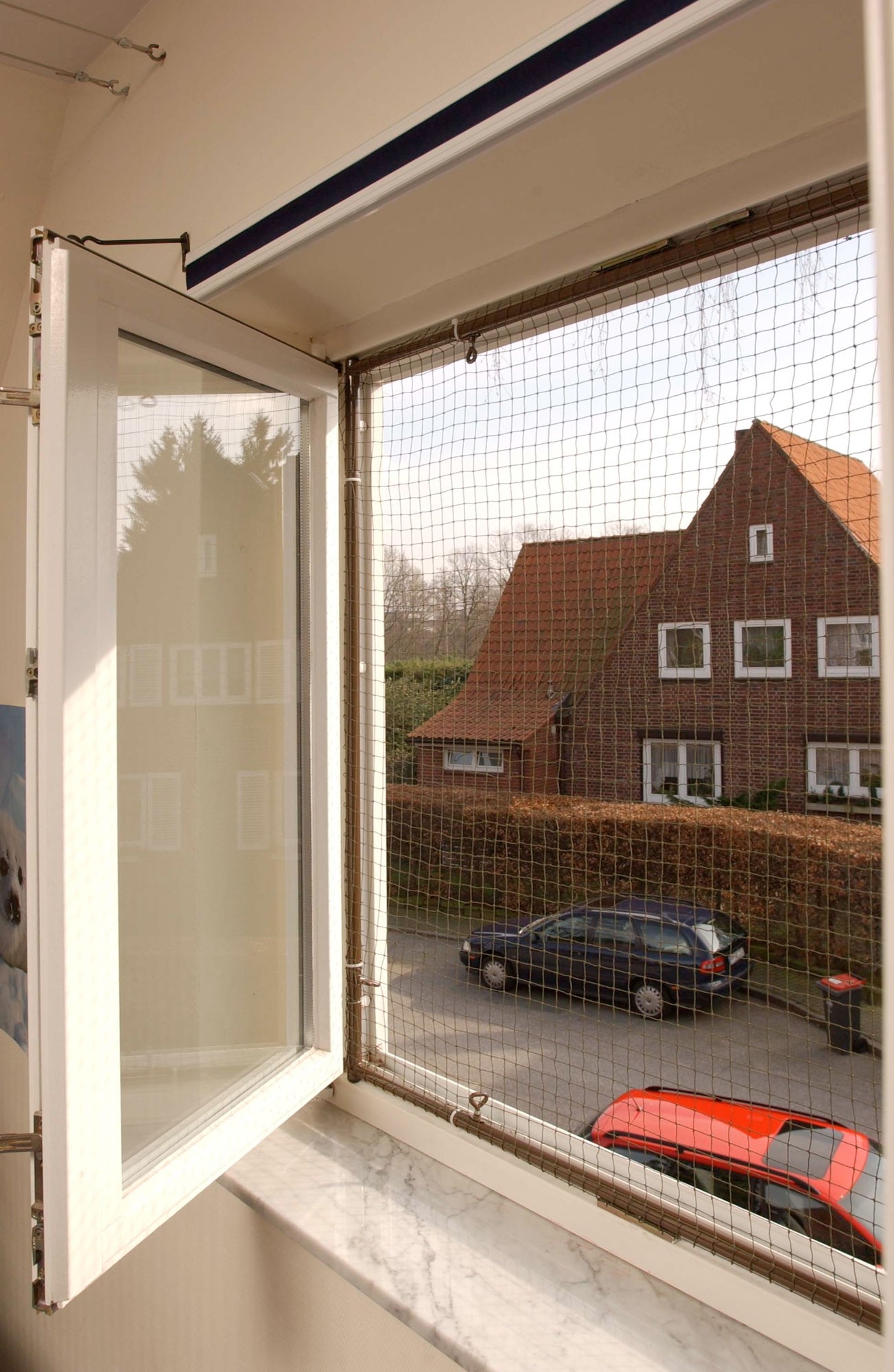 Fenster Sicherung - Sonderanfertigung - braun