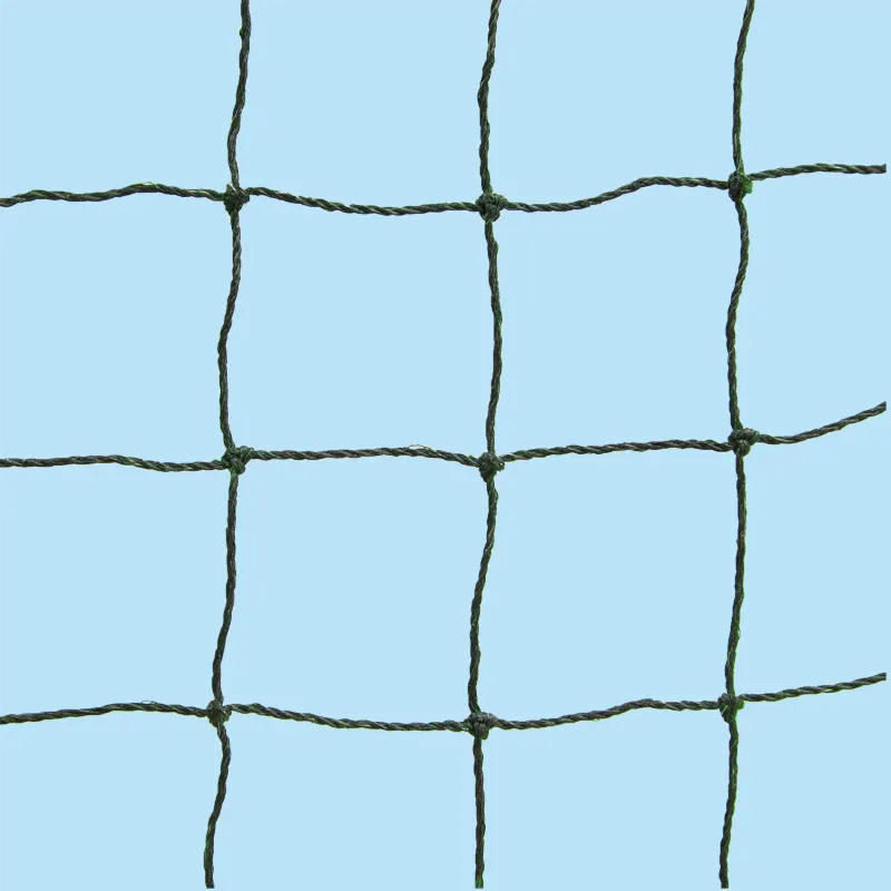 Sonderanfertigung - Drahtverstärkt - Boy-Katzennetz - 30mm Maschenweite - 1.3mm Garnstärke - UV-imprägniert Sonderanfertigung - Drahtverstärkt - Boy-Katzennetz - 30mm Maschenweite - 1.3mm Garnstärke - UV-imprägniert