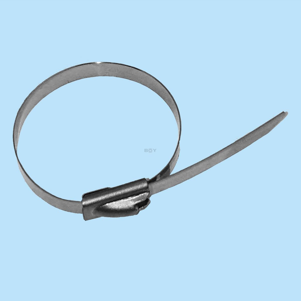 Netzbinder aus Edelstahl, ca. 129mm lang Netzbinder aus Edelstahl, ca. 129mm lang