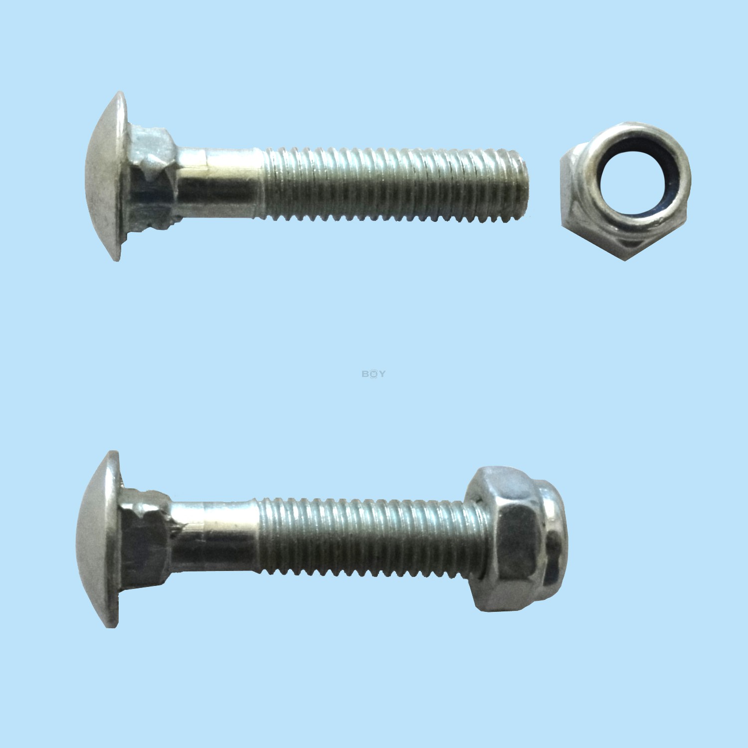 Screw set for fastening the connecting elements for telescopic rods for pulling out. Screw set for fastening the connecting elements for telescopic rods for pulling out.