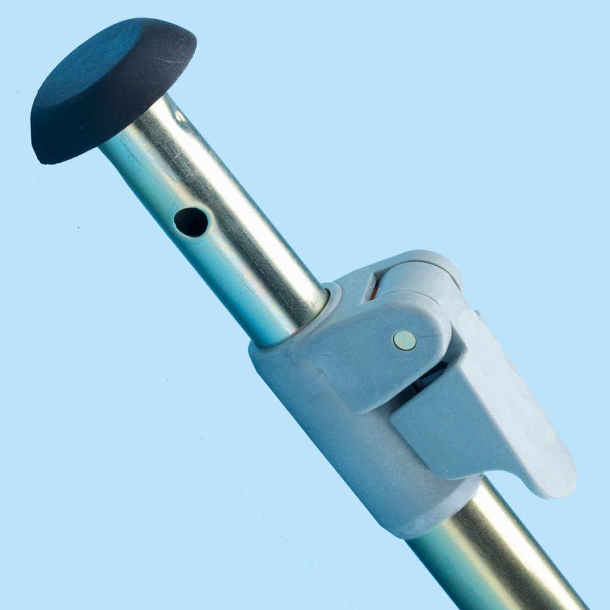 Teleskopstange zum Spannen bis 300cm, Ø 22mm - silberfarbig verzinkt Teleskopstange zum Spannen bis 300cm, Ø 22mm - silberfarbig verzinkt